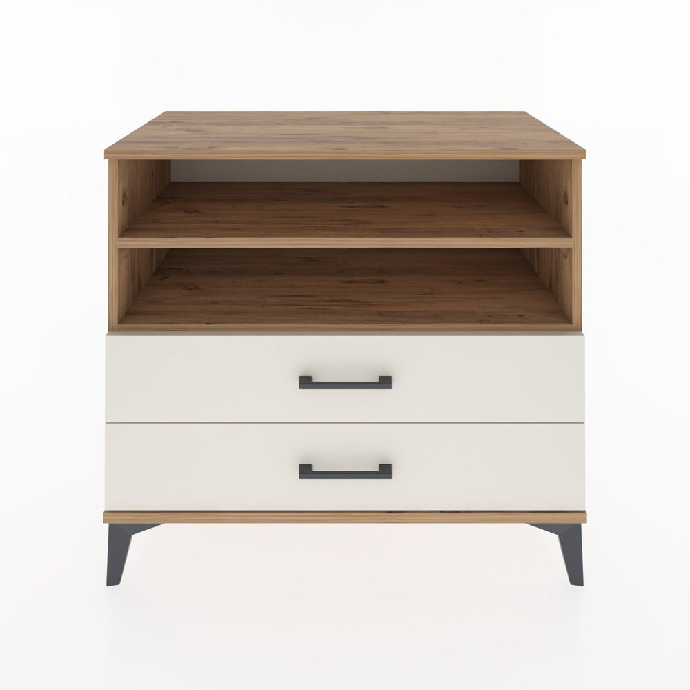 Woodntry Modüler Şifonyer Çam 88x44x68 cm Çekmeceli ve Raflı CR58-3