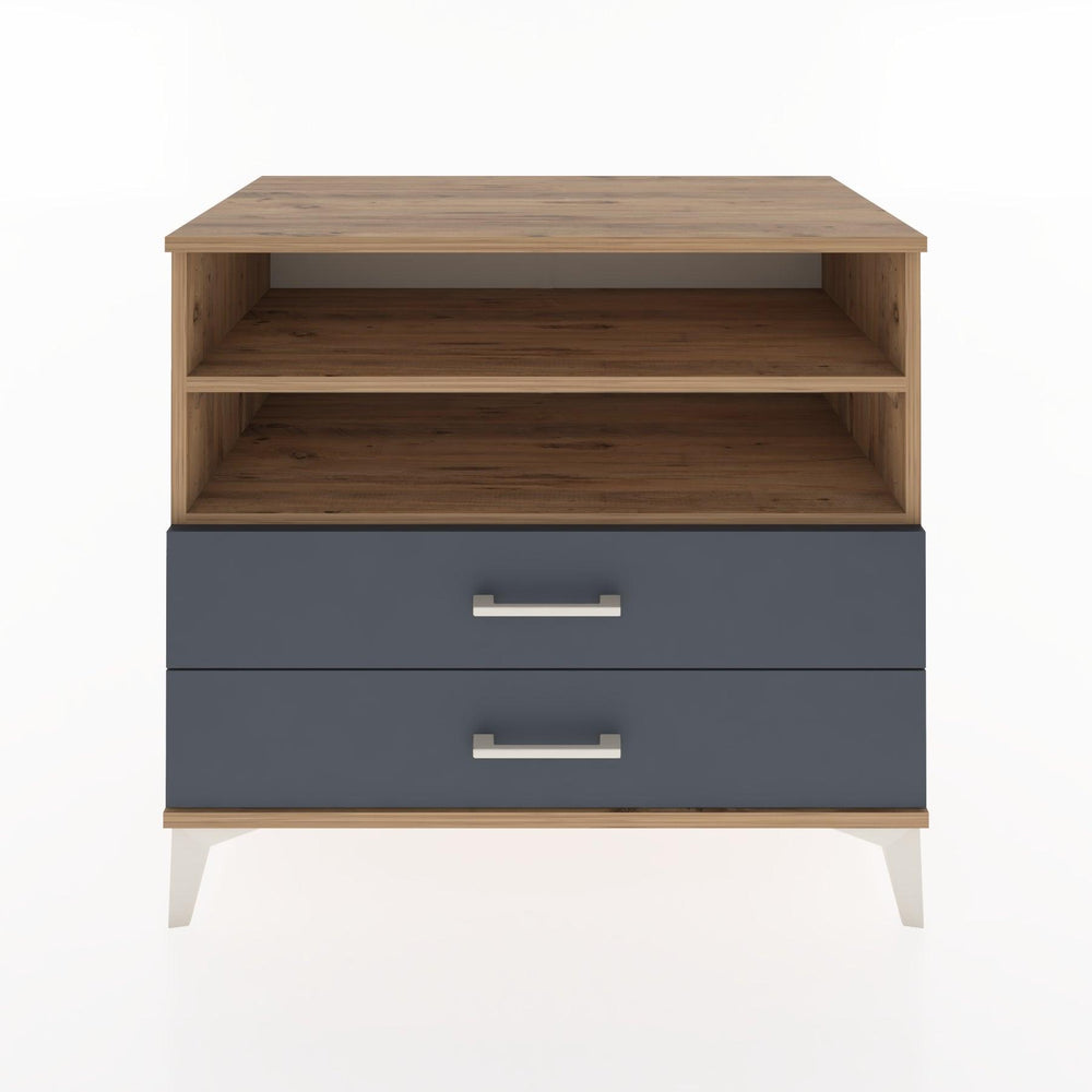 Woodntry Modüler Şifonyer Çam 88x44x68 cm Çekmeceli ve Raflı CR58-3