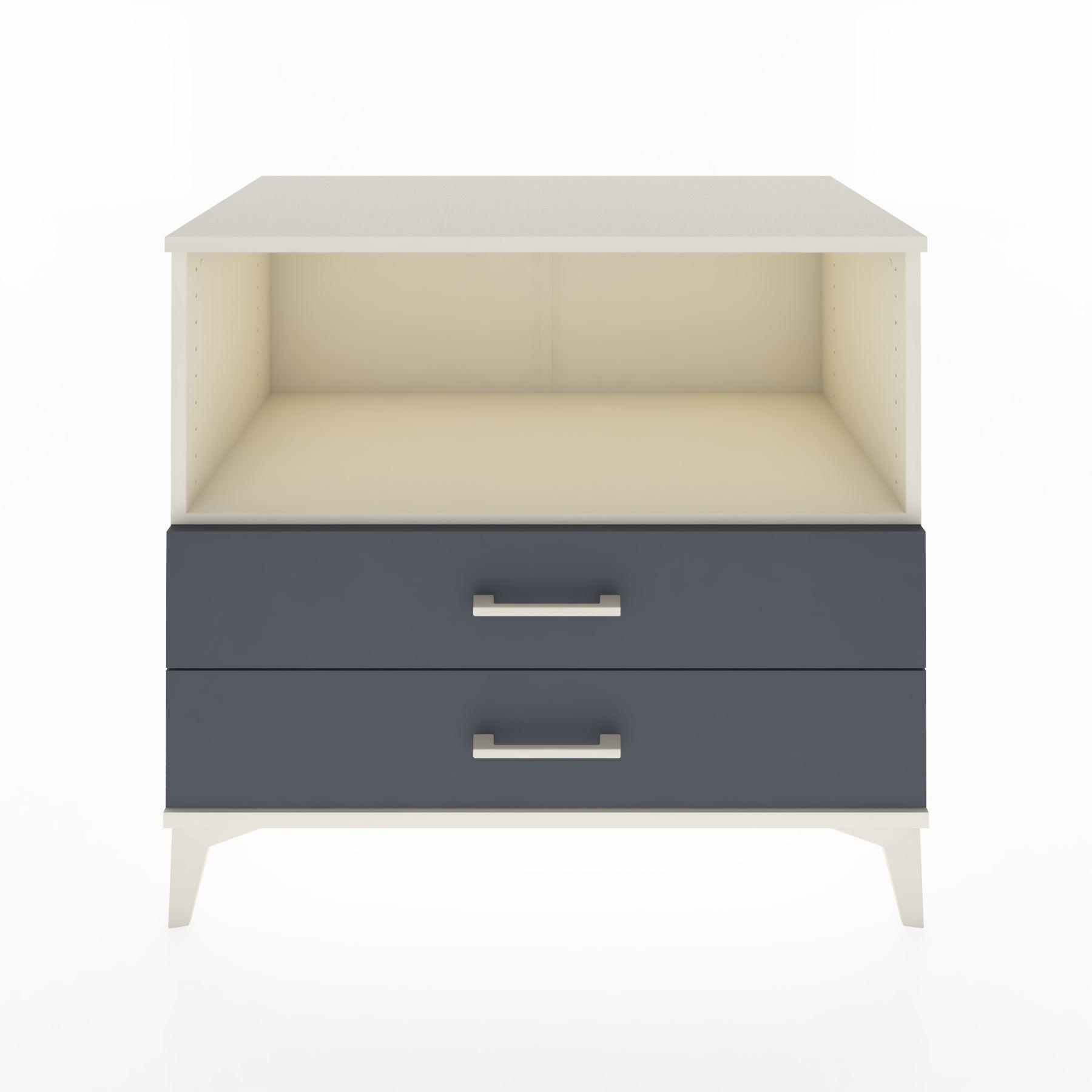 Woodntry Modüler Şifonyer Aytaşı 88x44x68 cm Çekmeceli ve Raflı CR59-1