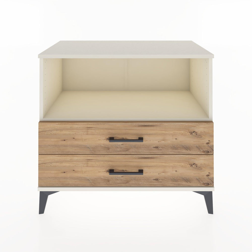 Woodntry Modular Dresser Moonstone 88x44x68 cm with Drawers and Shelves CR59-1