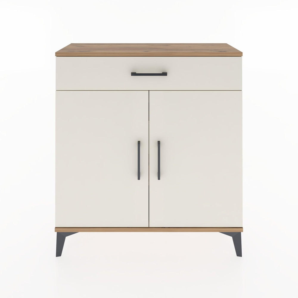 Woodntry Modüler Şifonyer Çam 88x30x84 cm Kapaklı ve Çekmeceli KC59-3