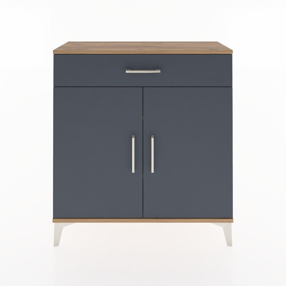 Woodntry Modüler Şifonyer Çam 88x30x84 cm Kapaklı ve Çekmeceli KC59-3