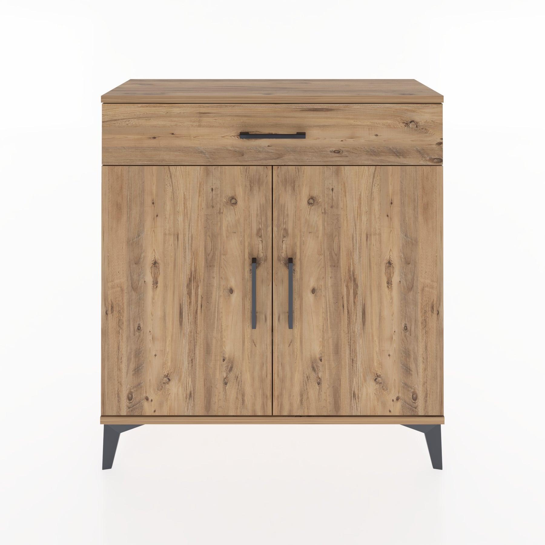 Woodntry Modular Dresser Pine 88x30x84 cm with Cover and Drawer KC59-3