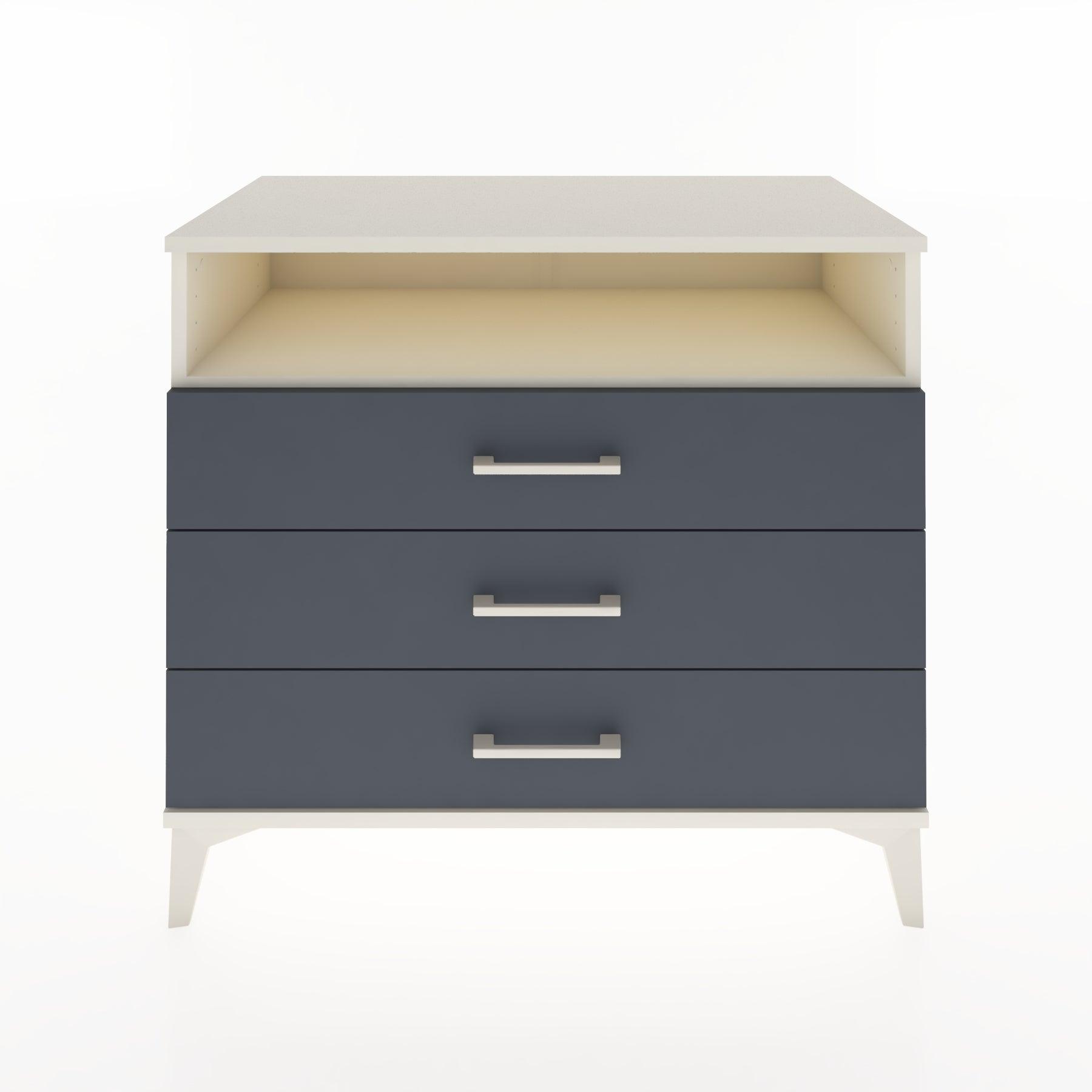 Woodntry Modüler Şifonyer Aytaşı 88x44x68 cm Çekmeceli ve Raflı CR60-1