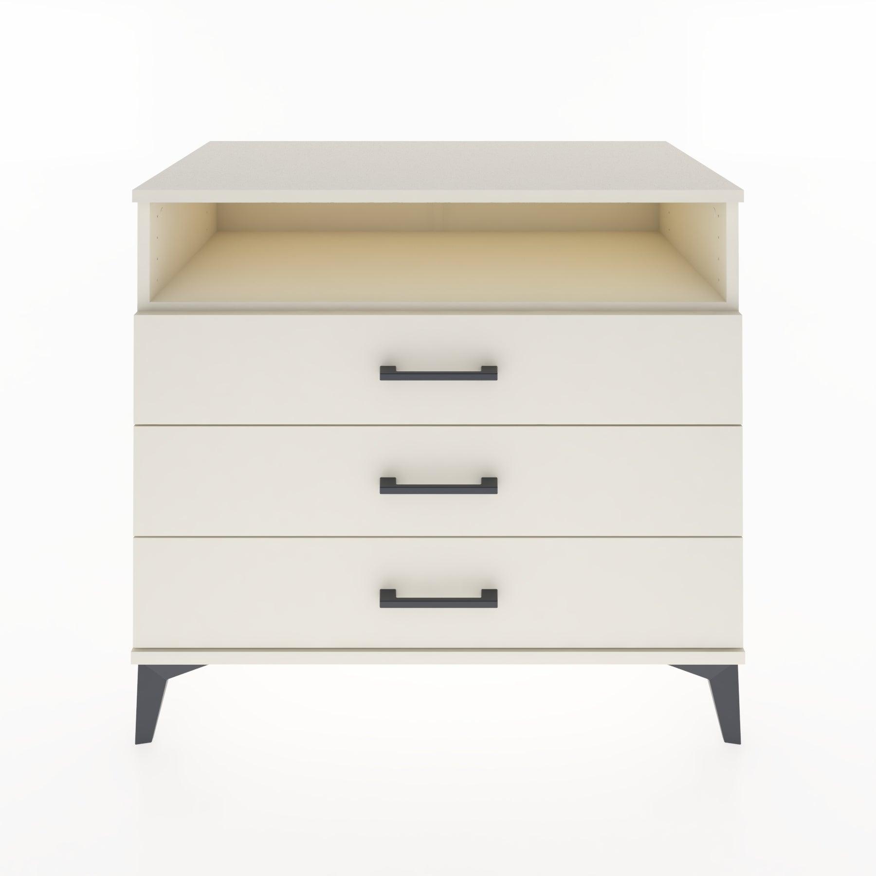 Woodntry Modüler Şifonyer Aytaşı 88x44x68 cm Çekmeceli ve Raflı CR60-1