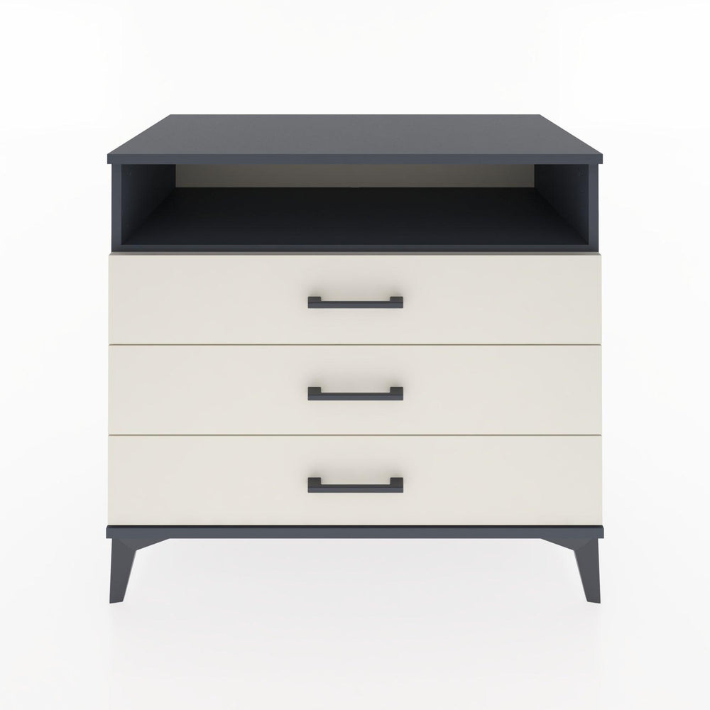 Woodntry Modular Dresser Anthracite 88x44x68 cm with Drawers and Shelves CR60-2
