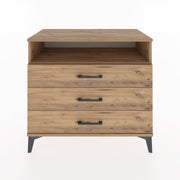 Woodntry Modüler Şifonyer Çam 88x44x68 cm Çekmeceli ve Raflı CR60-3