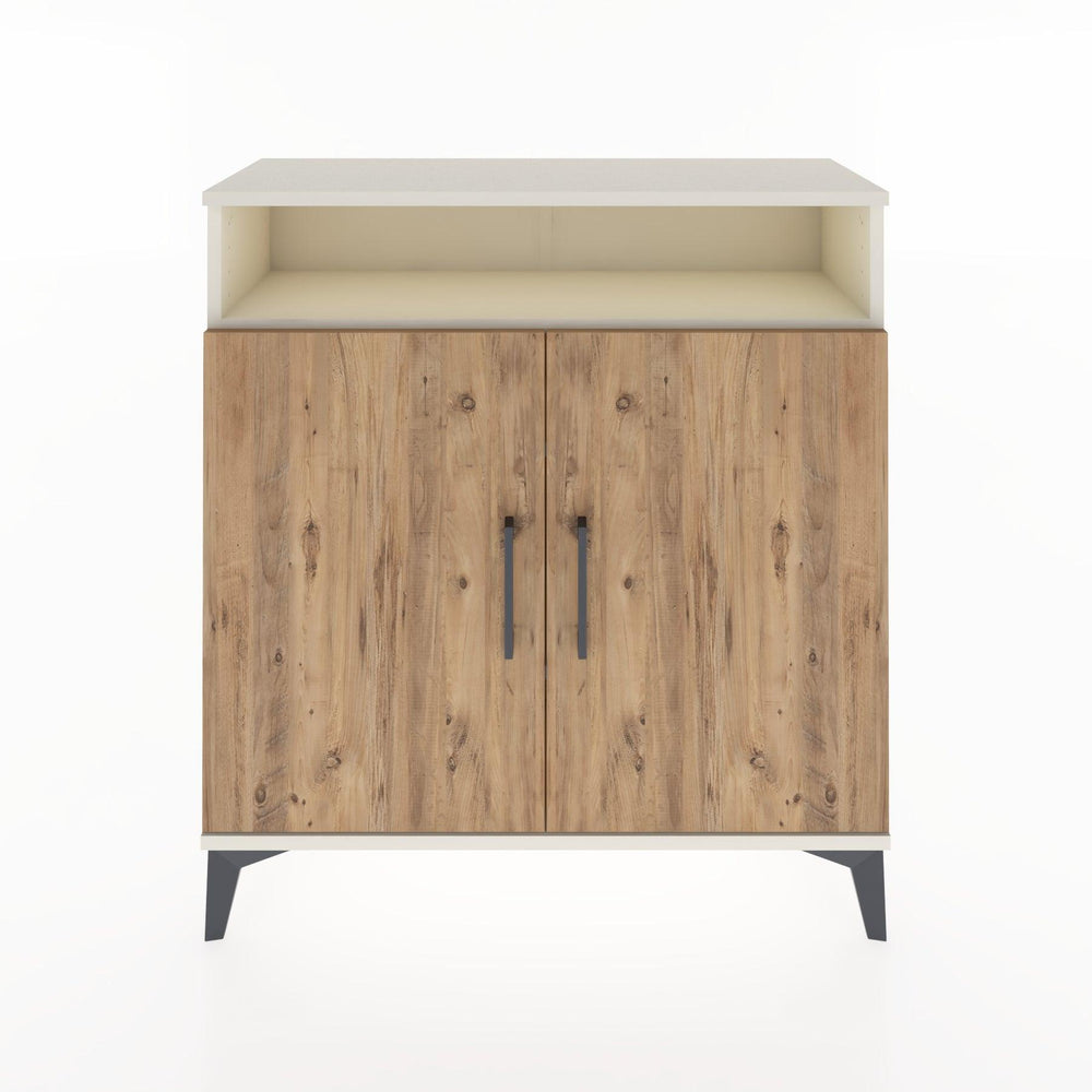 Woodntry Modüler Şifonyer Aytaşı 88x30x84 cm Kapaklı ve Raflı KR61-1