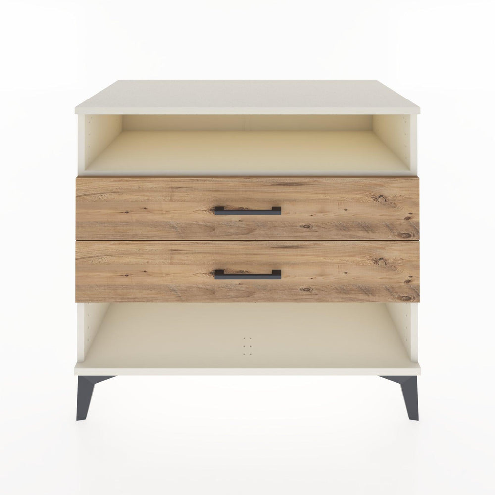 Woodntry Modüler Şifonyer Aytaşı 88x44x68 cm Çekmeceli ve Raflı CR61-1