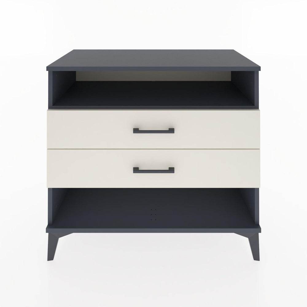 Woodntry Modular Dresser Anthracite 88x44x68 cm with Drawers and Shelves CR61-2