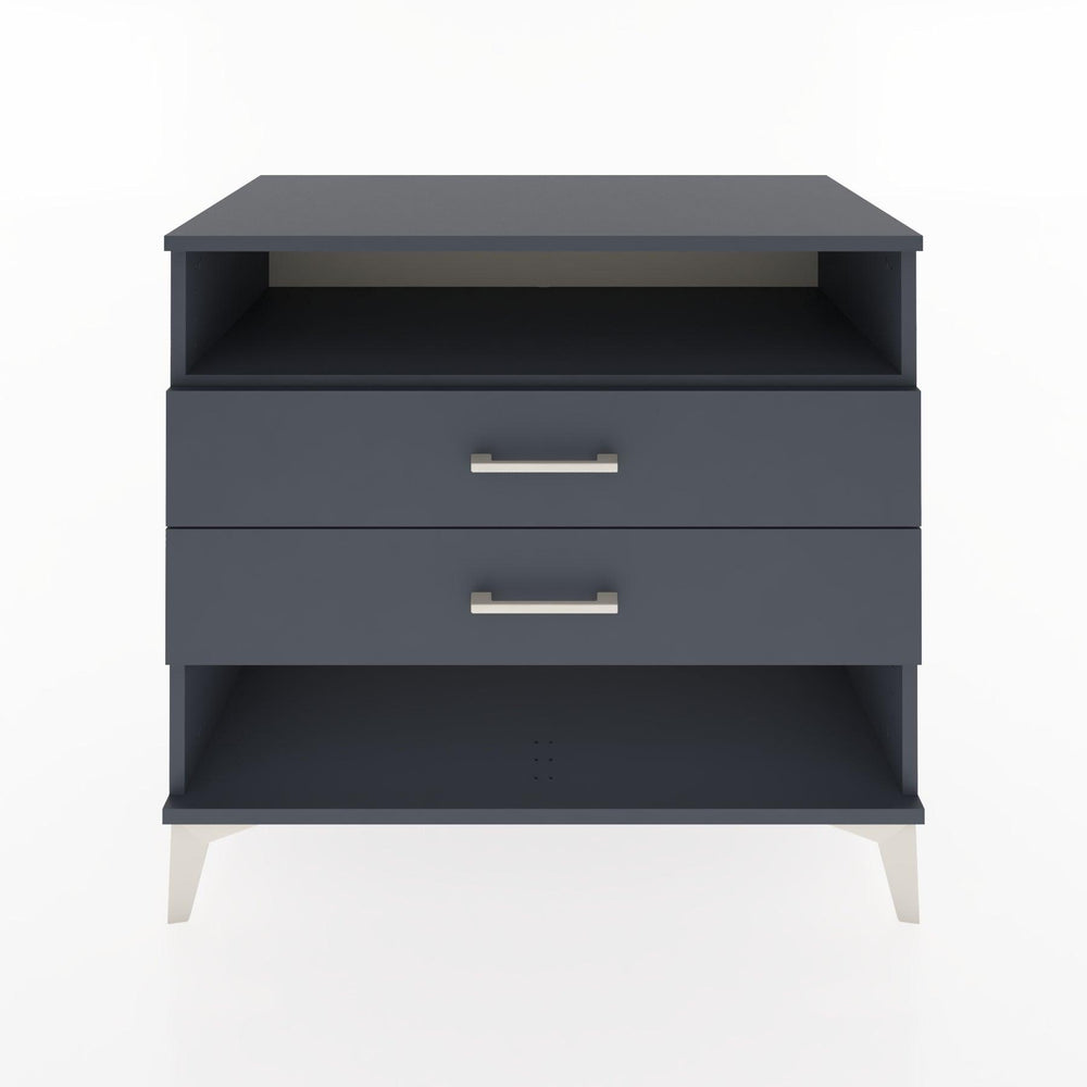 Woodntry Modular Dresser Anthracite 88x44x68 cm with Drawers and Shelves CR61-2