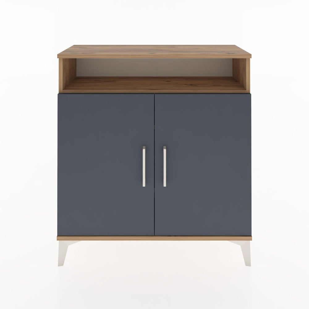 Woodntry Modüler Şifonyer Çam 88x30x84 cm Kapaklı ve Raflı KR61-3