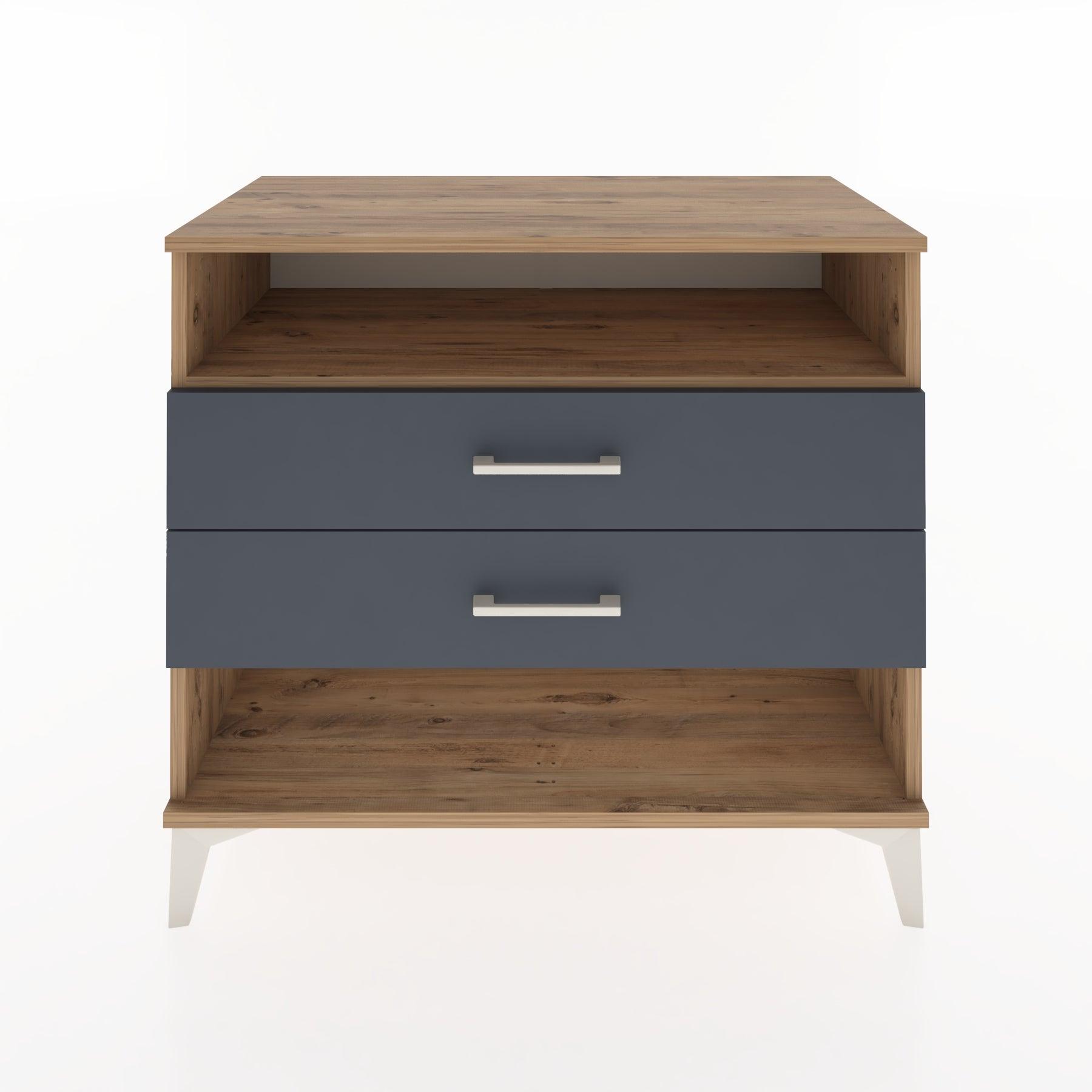 Woodntry Modüler Şifonyer Çam 88x44x68 cm Çekmeceli ve Raflı CR61-3