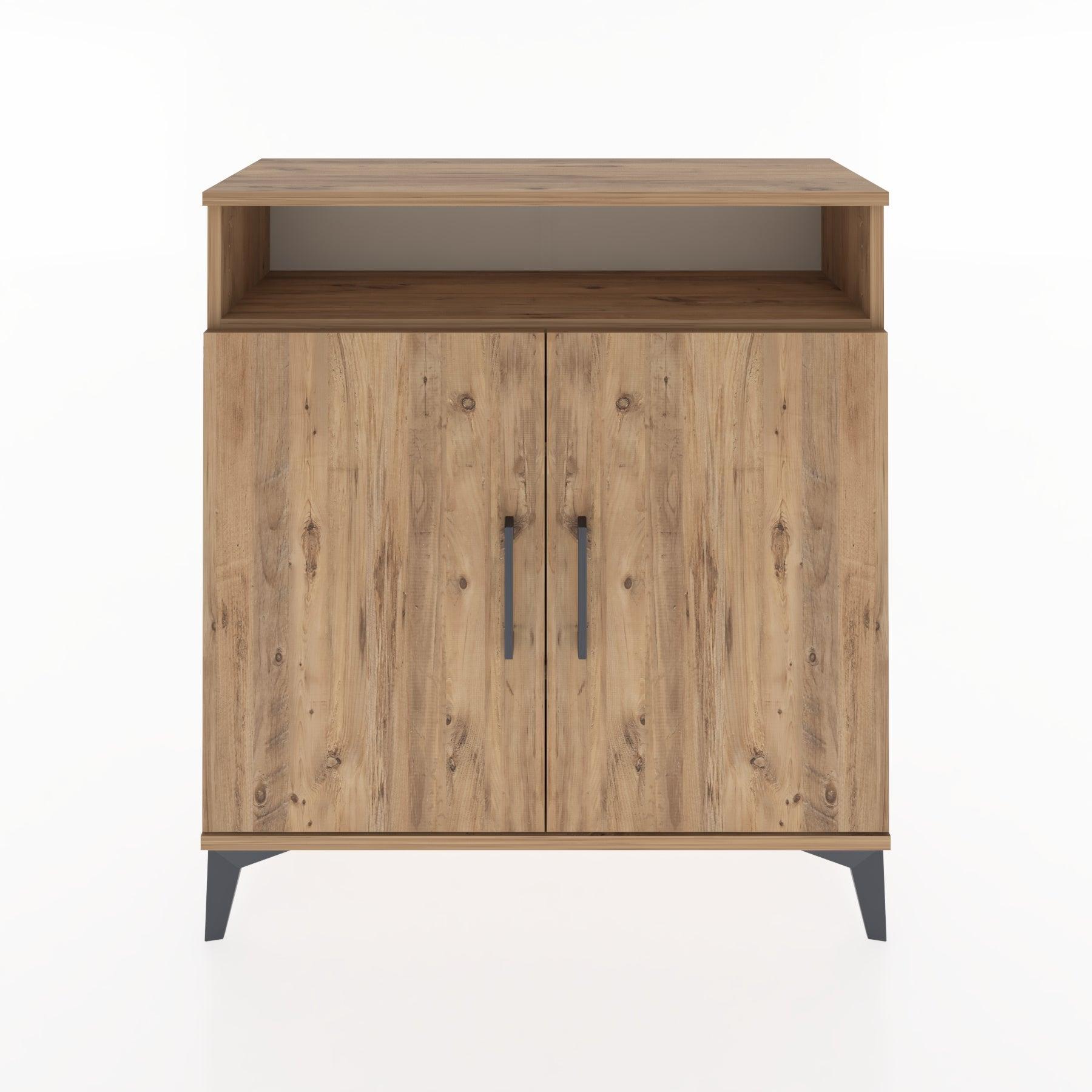 Woodntry Modular Dresser Pine 88x30x84 cm with Cover and Shelf KR61-3