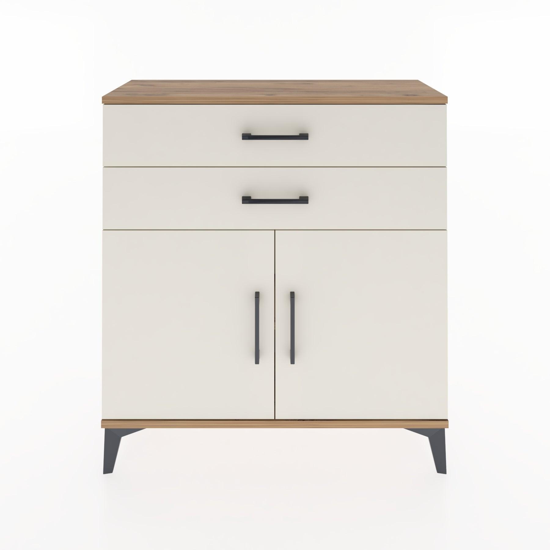 Woodntry Modular Dresser Pine 88x30x84 cm with Cover and Drawer KC63-3