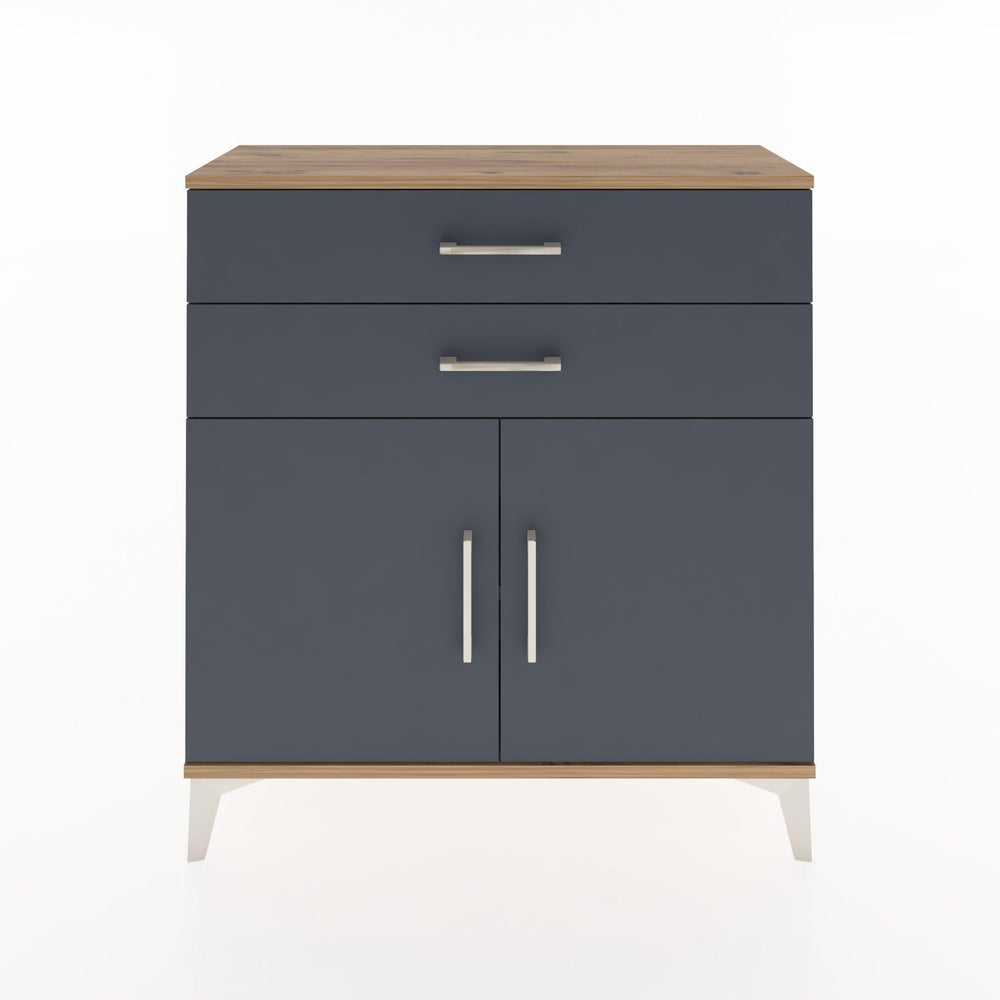 Woodntry Modüler Şifonyer Çam 88x30x84 cm Kapaklı ve Çekmeceli KC63-3