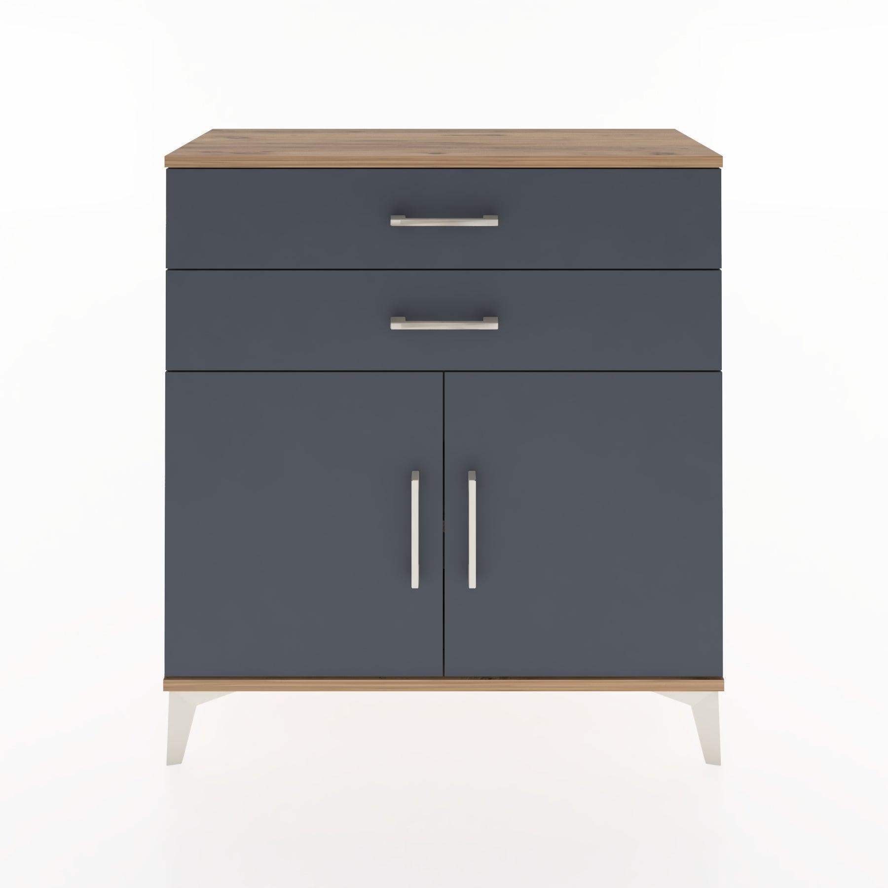 Woodntry Modular Dresser Pine 88x30x84 cm with Cover and Drawer KC63-3