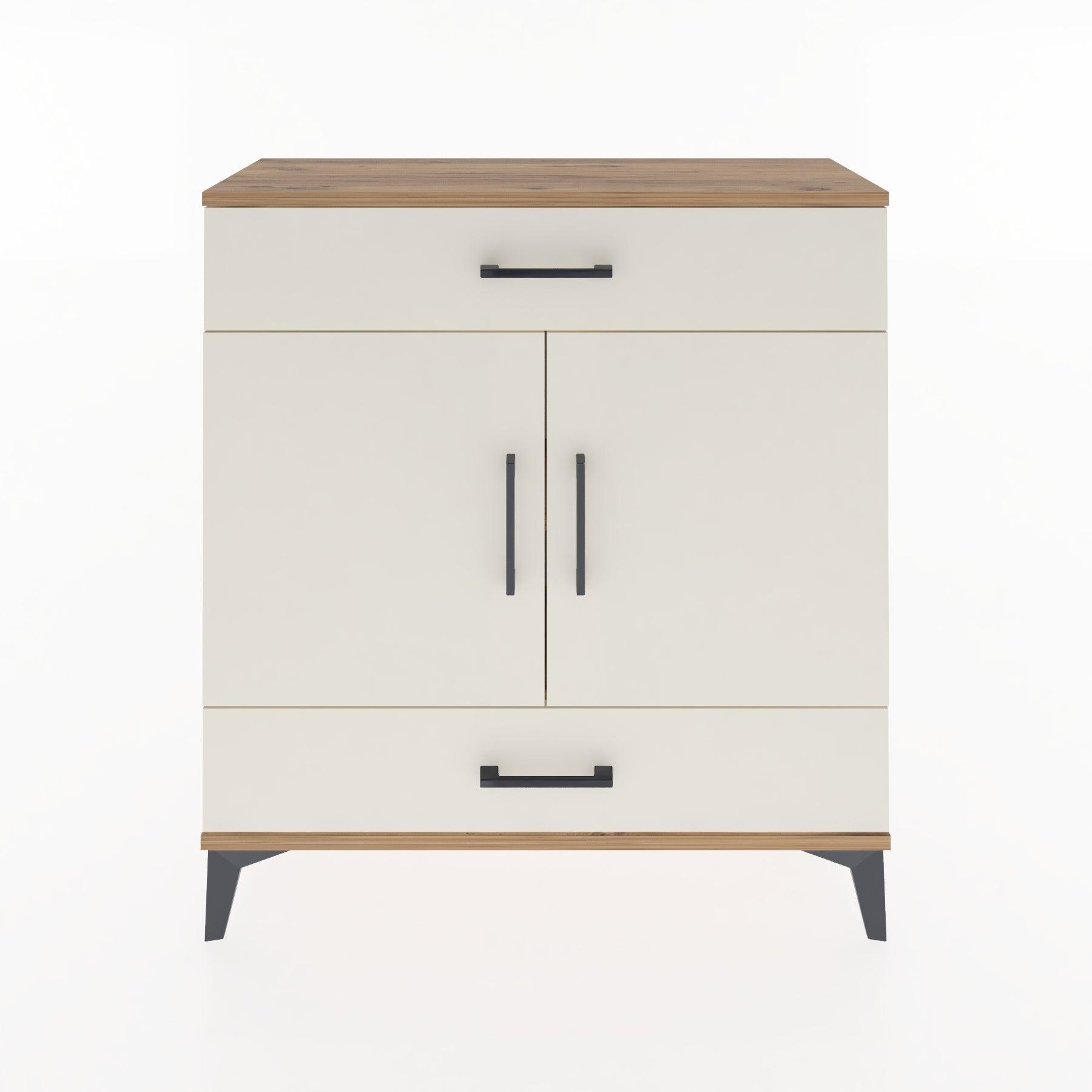 Woodntry Modular Dresser Pine 88x30x84 cm with Cover and Drawer KC64-3