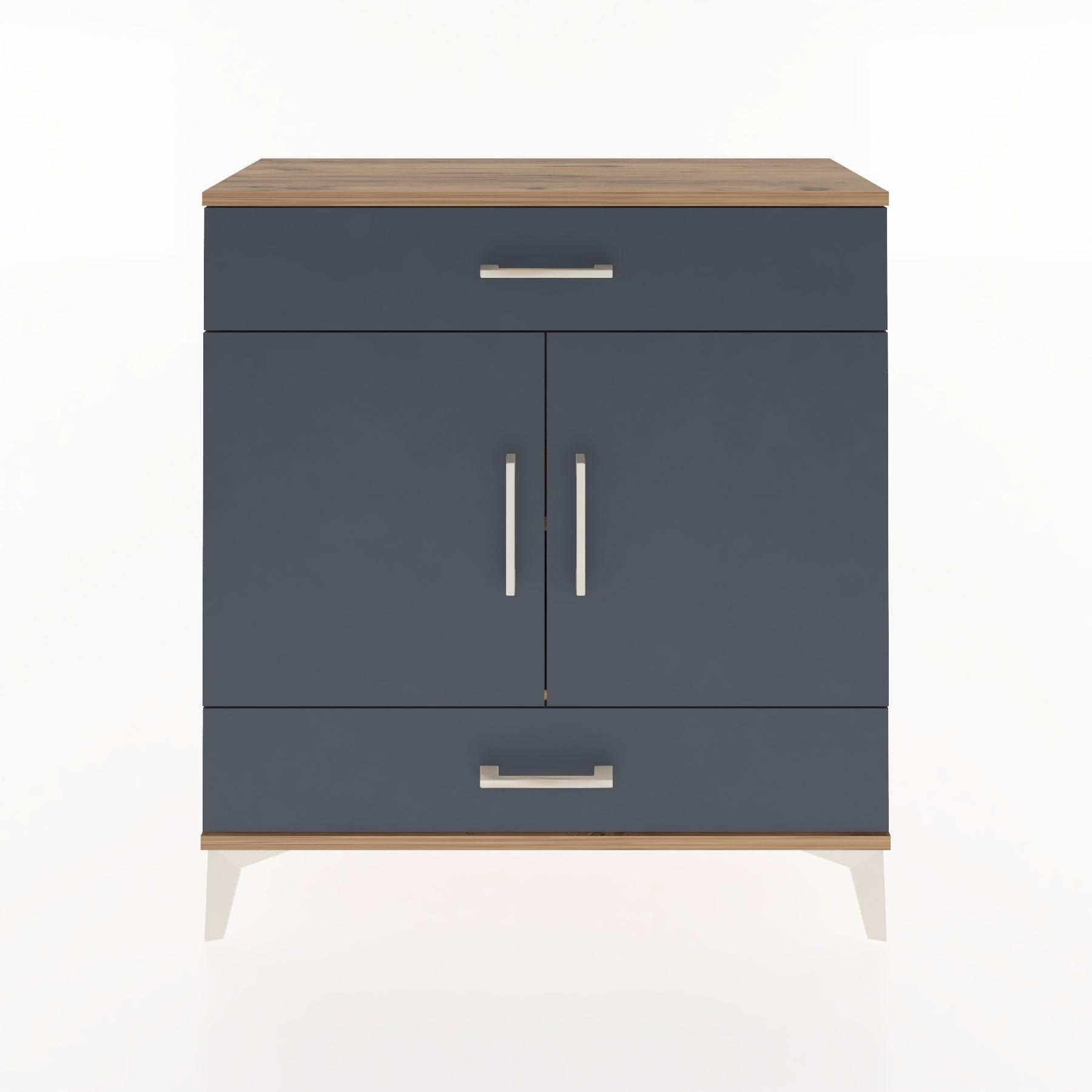 Woodntry Modular Dresser Pine 88x30x84 cm with Cover and Drawer KC64-3