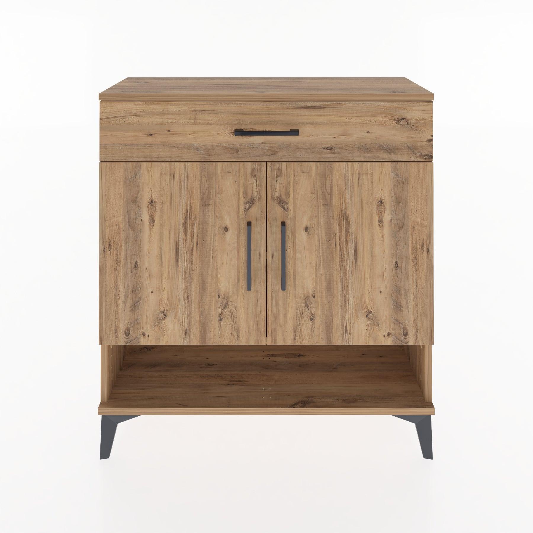 Woodntry Modüler Şifonyer Çam 88x30x84 cm Fonksiyonel F65-3