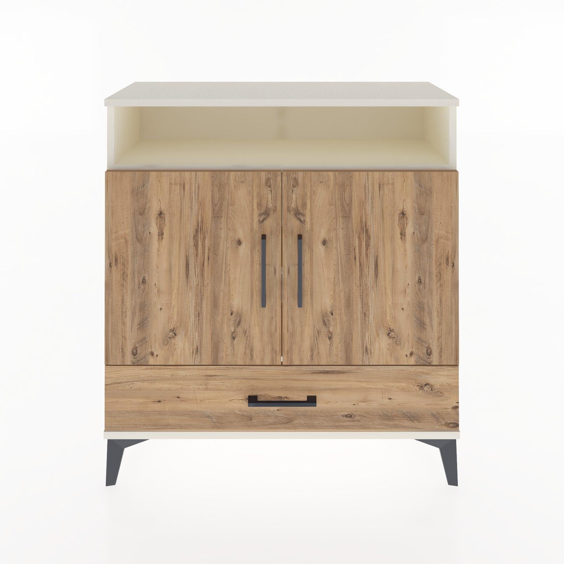 Woodntry Modüler Şifonyer Aytaşı 88x30x84 cm Fonksiyonel F66-1