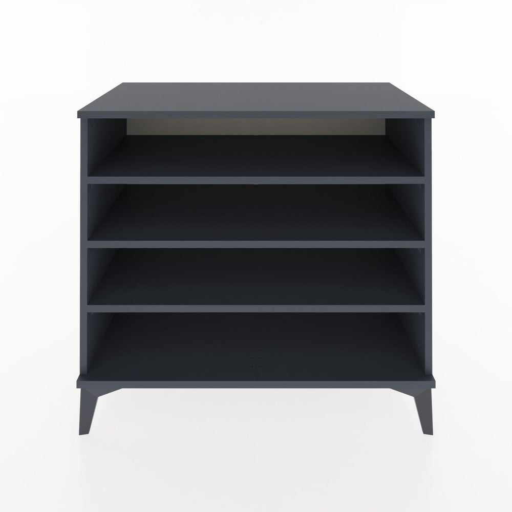 Woodntry Modüler Şifonyer Antrasit 88x44x68 cm Raflı R66-2