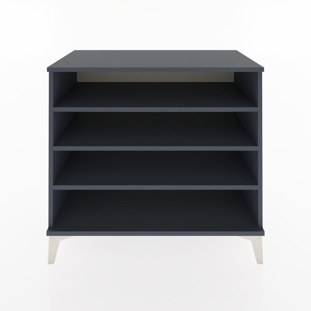 Woodntry Modüler Şifonyer Antrasit 88x44x68 cm Raflı R66-2