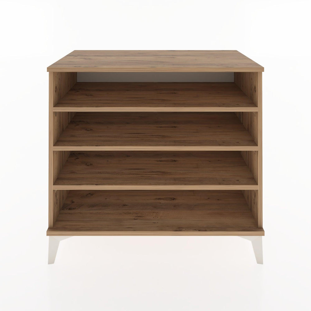 Woodntry Modüler Şifonyer Çam 88x44x68 cm Raflı R66-3