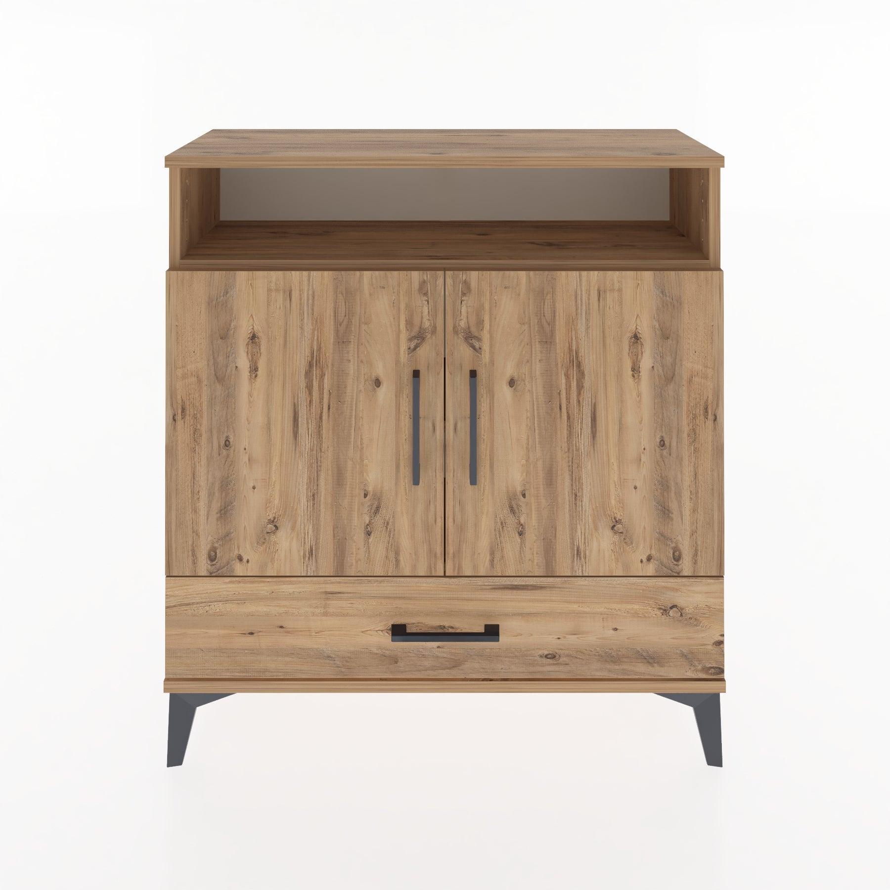 Woodntry Modüler Şifonyer Çam 88x30x84 cm Fonksiyonel F66-3