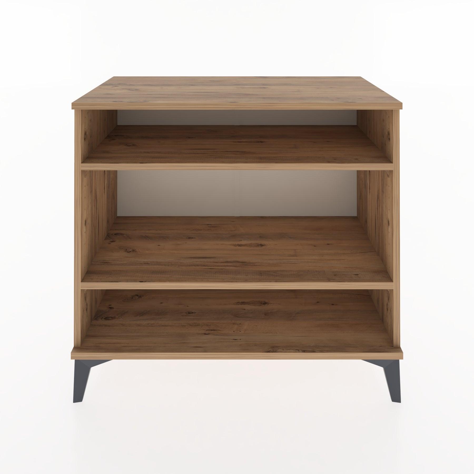Woodntry Modüler Şifonyer Çam 88x44x68 cm Raflı R67-3