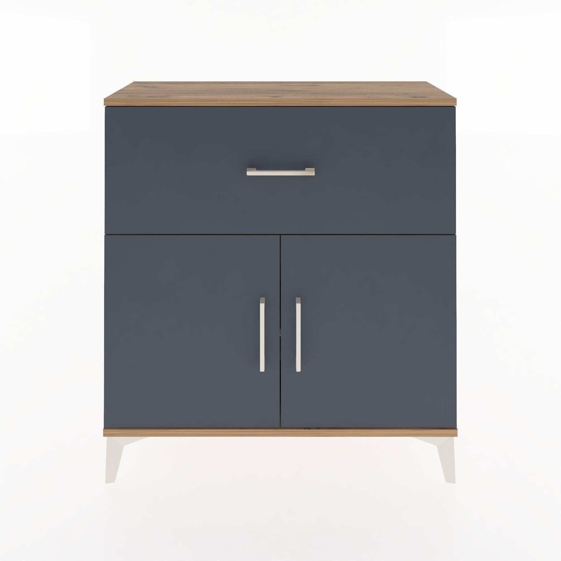 Woodntry Modular Dresser Pine 88x30x84 cm with Cover and Drawer KC68-3