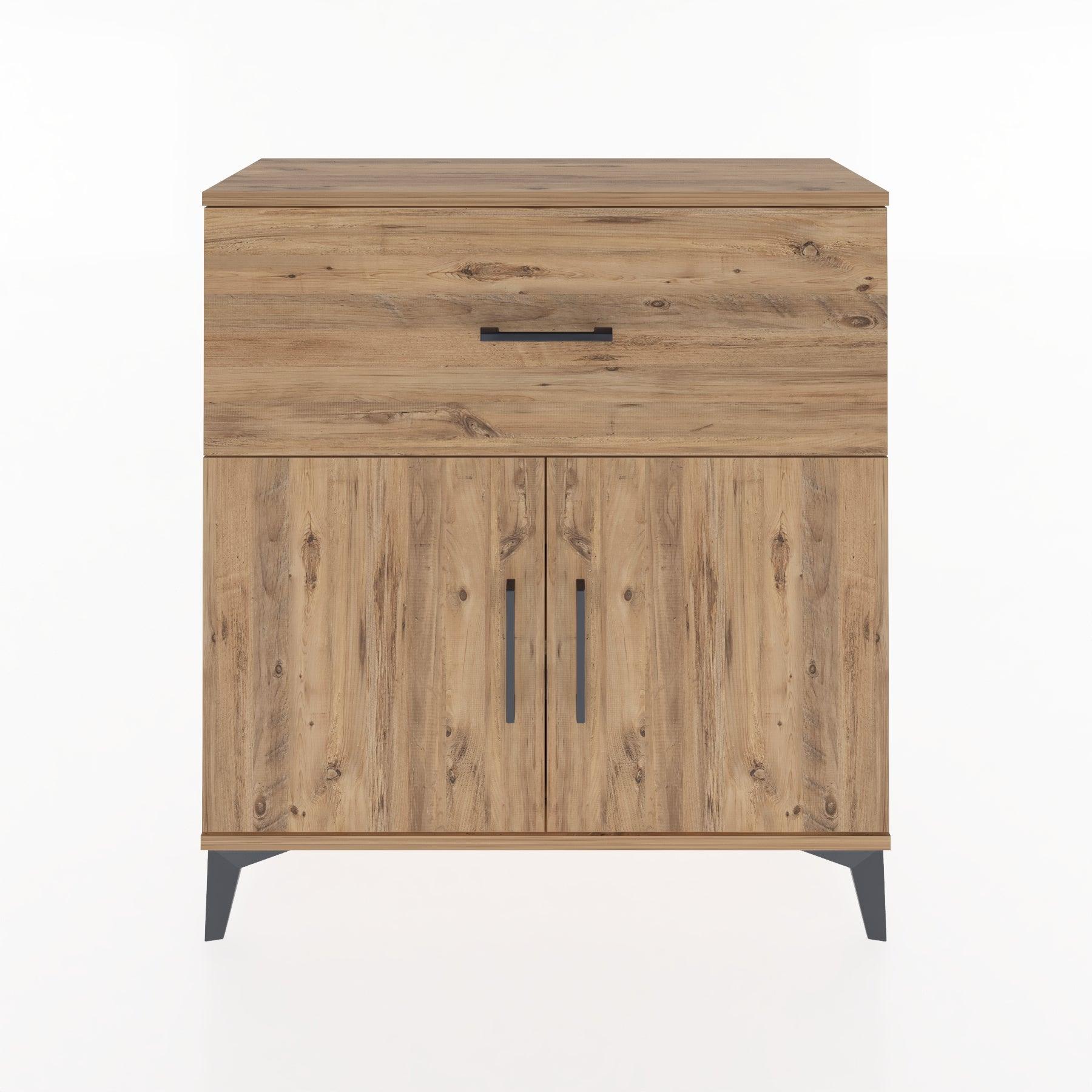 Woodntry Modular Dresser Pine 88x30x84 cm with Cover and Drawer KC68-3