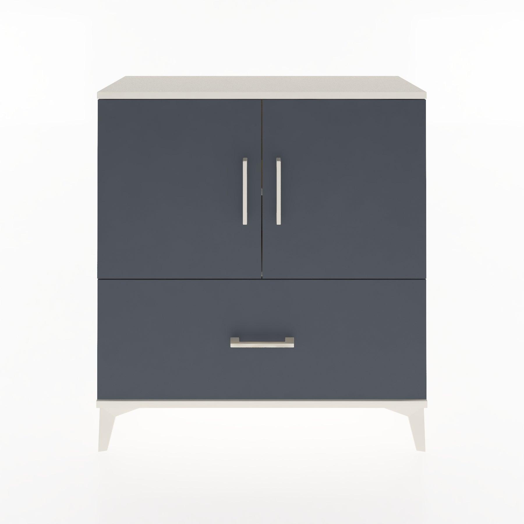 Woodntry Modüler Şifonyer Aytaşı 88x30x84 cm Kapaklı ve Çekmeceli KC69-1