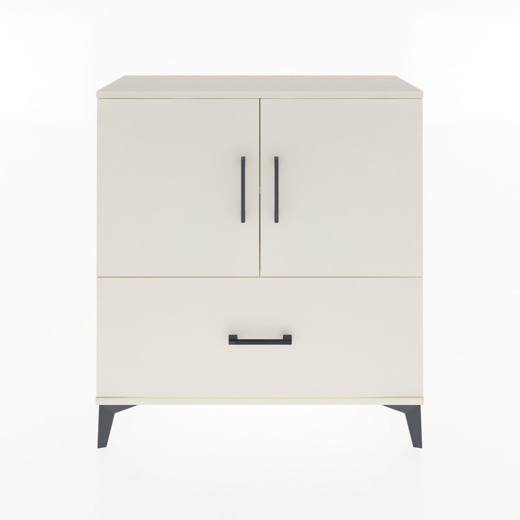 Woodntry Modüler Şifonyer Aytaşı 88x30x84 cm Kapaklı ve Çekmeceli KC69-1
