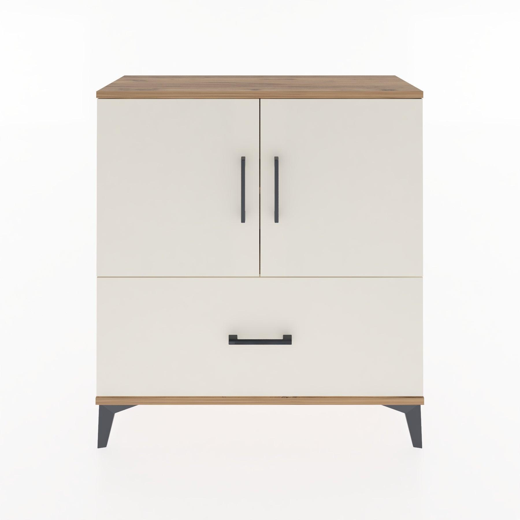 Woodntry Modular Dresser Pine 88x30x84 cm with Cover and Drawer KC69-3