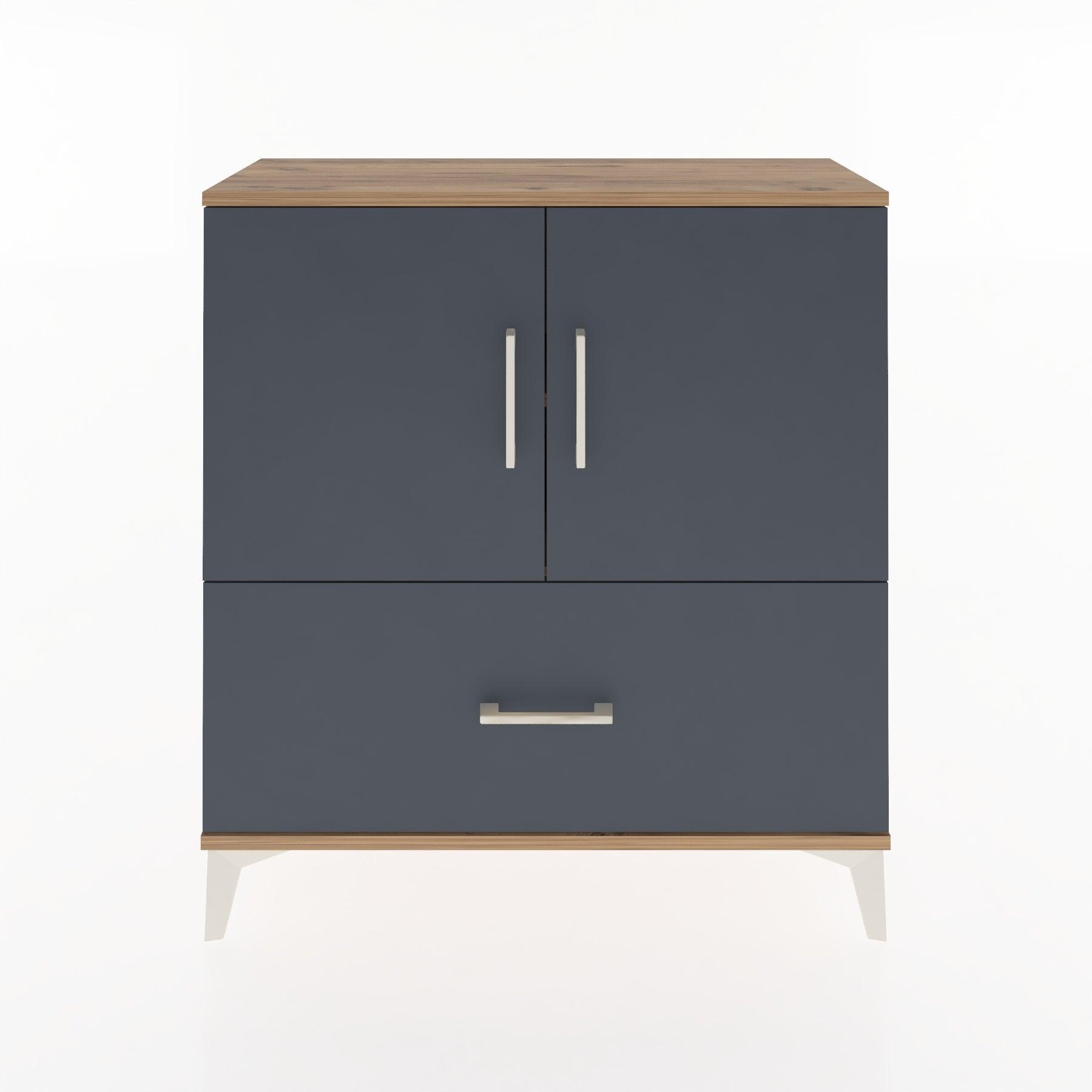 Woodntry Modular Dresser Pine 88x30x84 cm with Cover and Drawer KC69-3