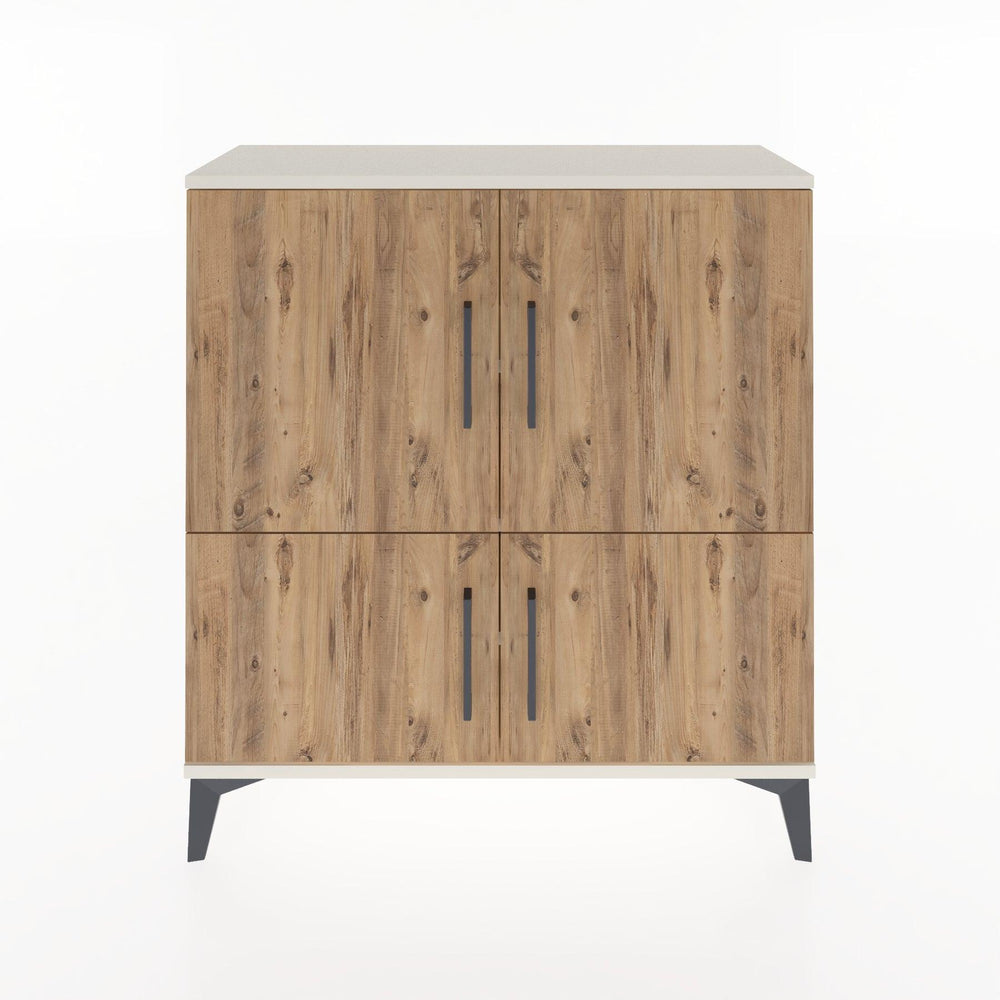 Woodntry Modüler Şifonyer Aytaşı 88x30x84 cm Kapaklı K70-1