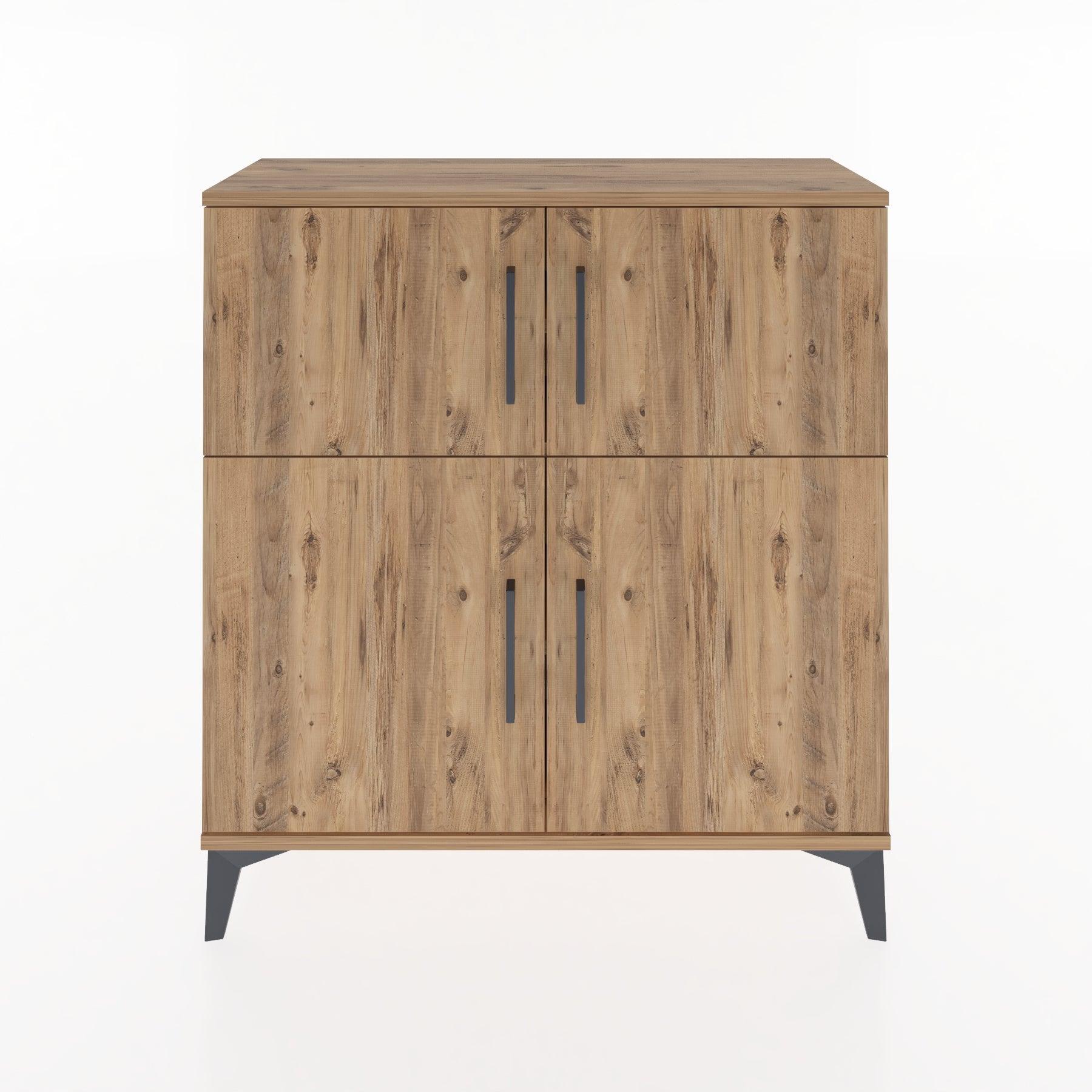 Woodntry Modüler Şifonyer Çam 88x30x84 cm Kapaklı K71-3