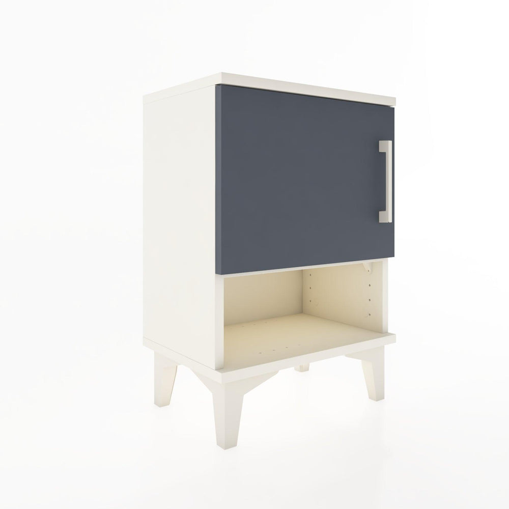 Woodntry Modüler Komodin Tek Kapak ve Raflı 44x30x52 cm Aytaşı - Woodntry