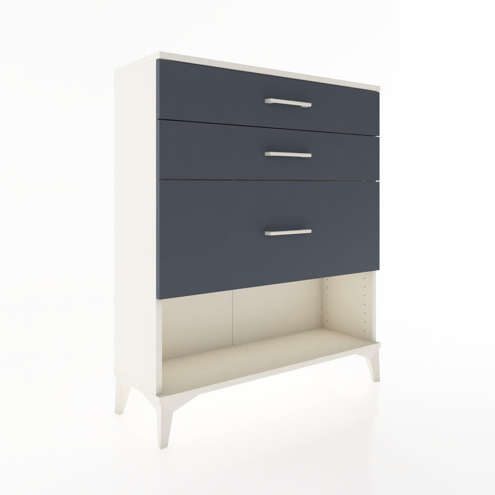 Woodntry Modular Dresser Moonstone 88x30x94 cm with Drawers and Shelves CR15-1