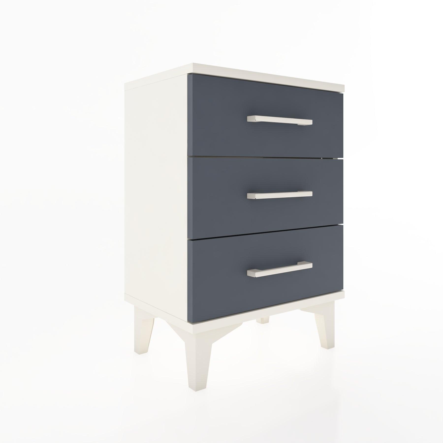Woodntry Modüler Komodin Üç Çekmeceli 44x30x52 cm Aytaşı - Woodntry