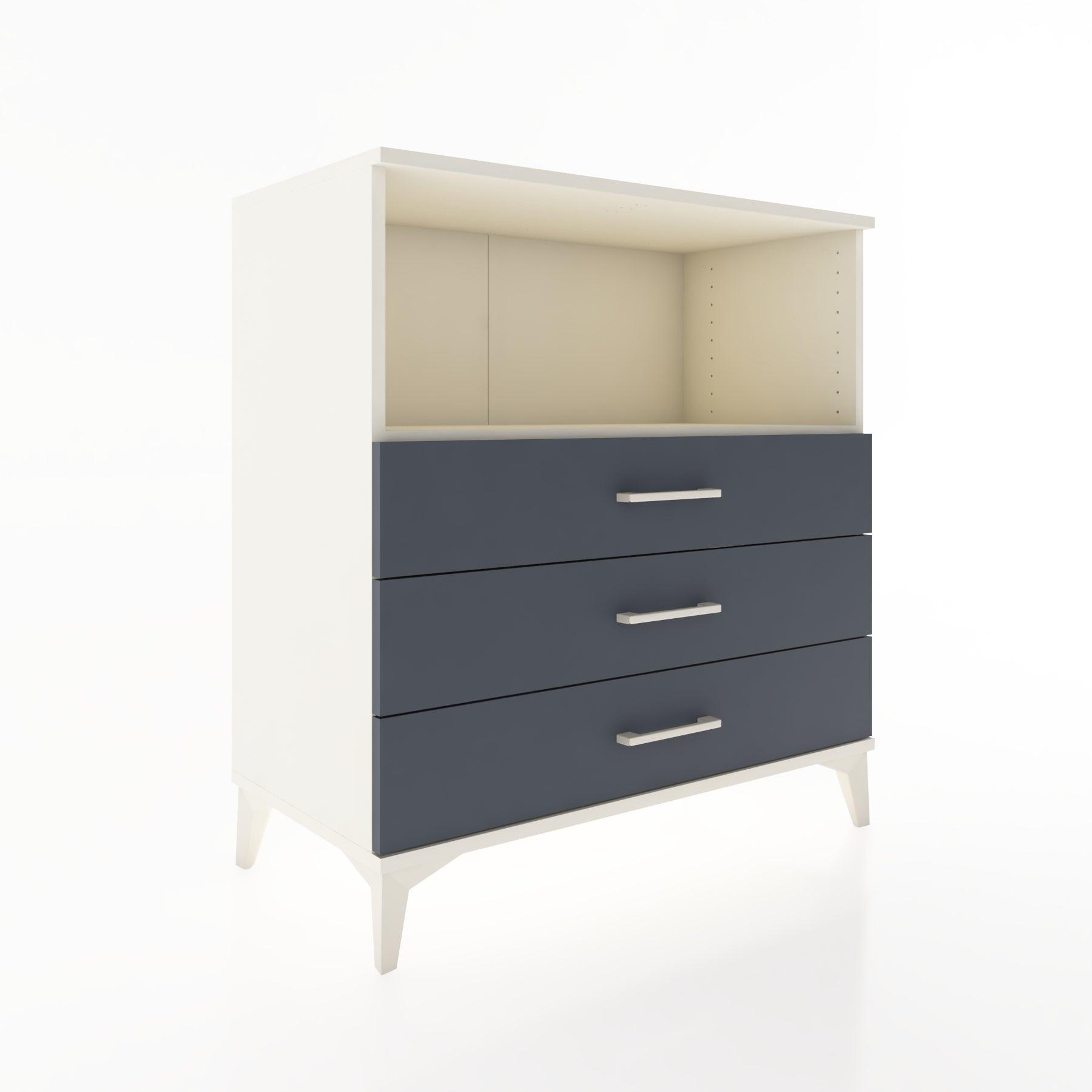 Woodntry Modüler Şifonyer Aytaşı 88x44x84 cm Çekmeceli ve Raflı CR18-1