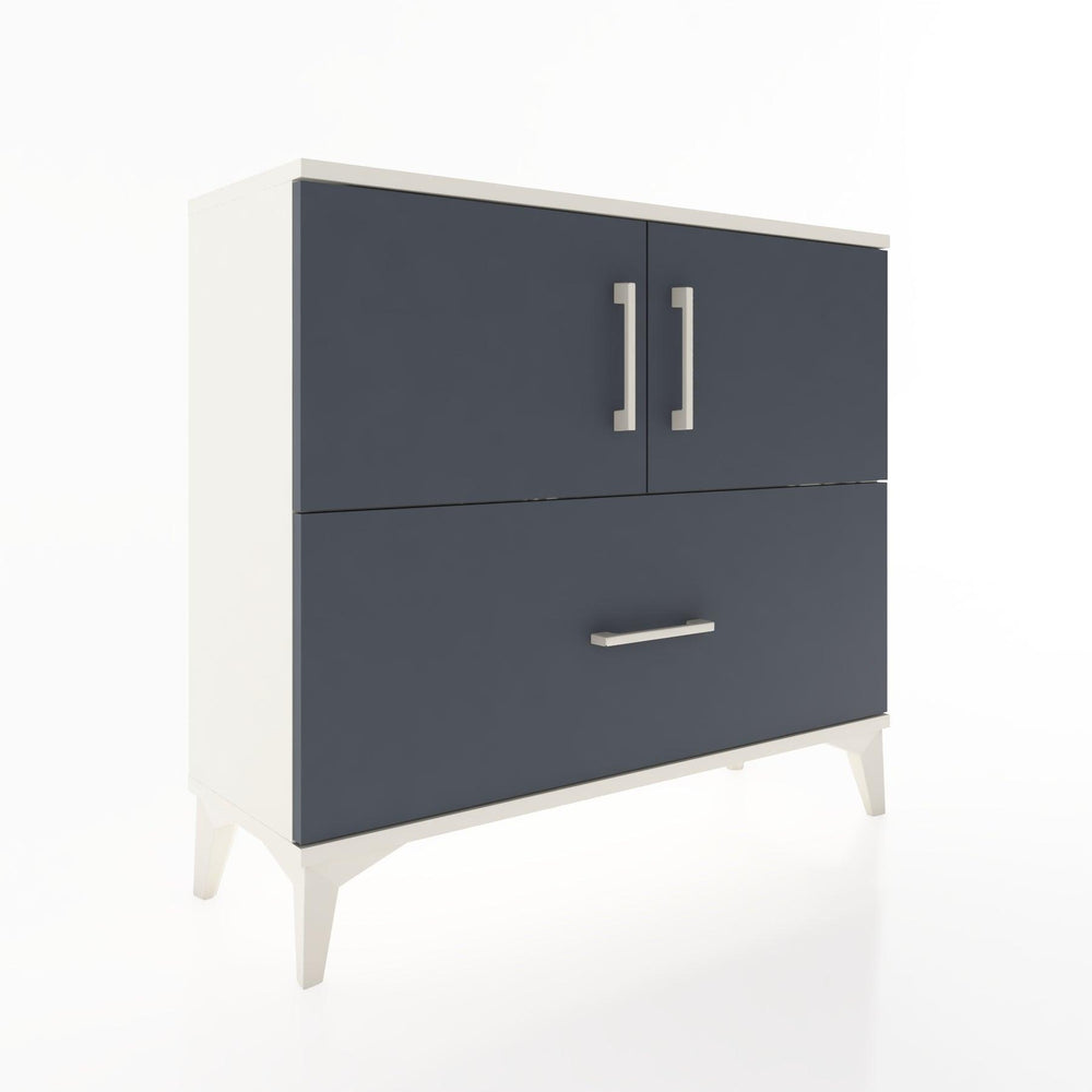 Woodntry Modüler Şifonyer Kapak ve Çekmeceli V2 88x30x68 cm Aytaşı - Woodntry