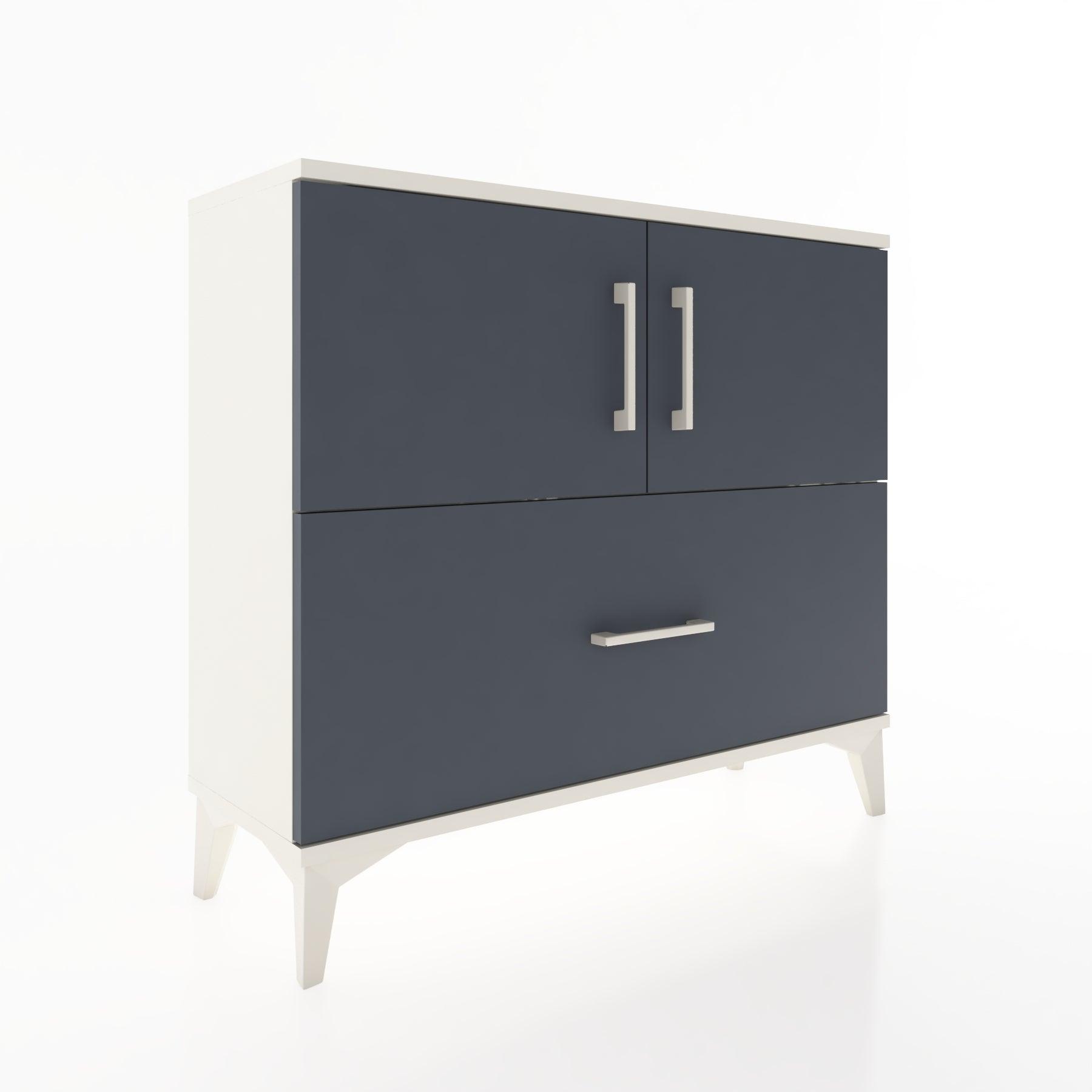 Woodntry Modüler Şifonyer Kapak ve Çekmeceli V2 88x30x68 cm Aytaşı - Woodntry