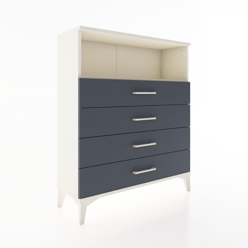 Woodntry Modular Dresser Moonstone 88x30x94 cm with Drawers and Shelves CR19-1