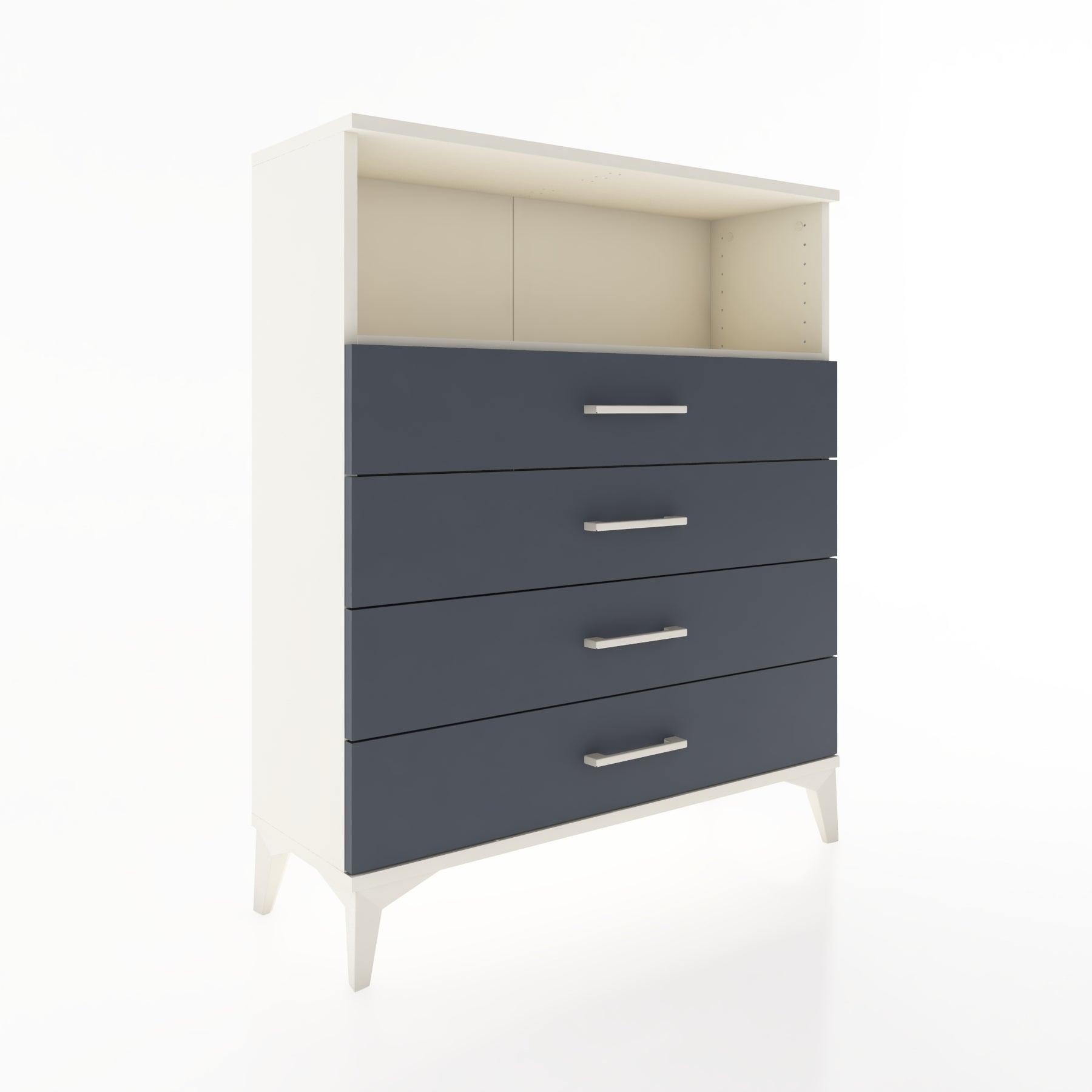 Woodntry Modüler Şifonyer Aytaşı 88x30x94 cm Çekmeceli ve Raflı CR19-1
