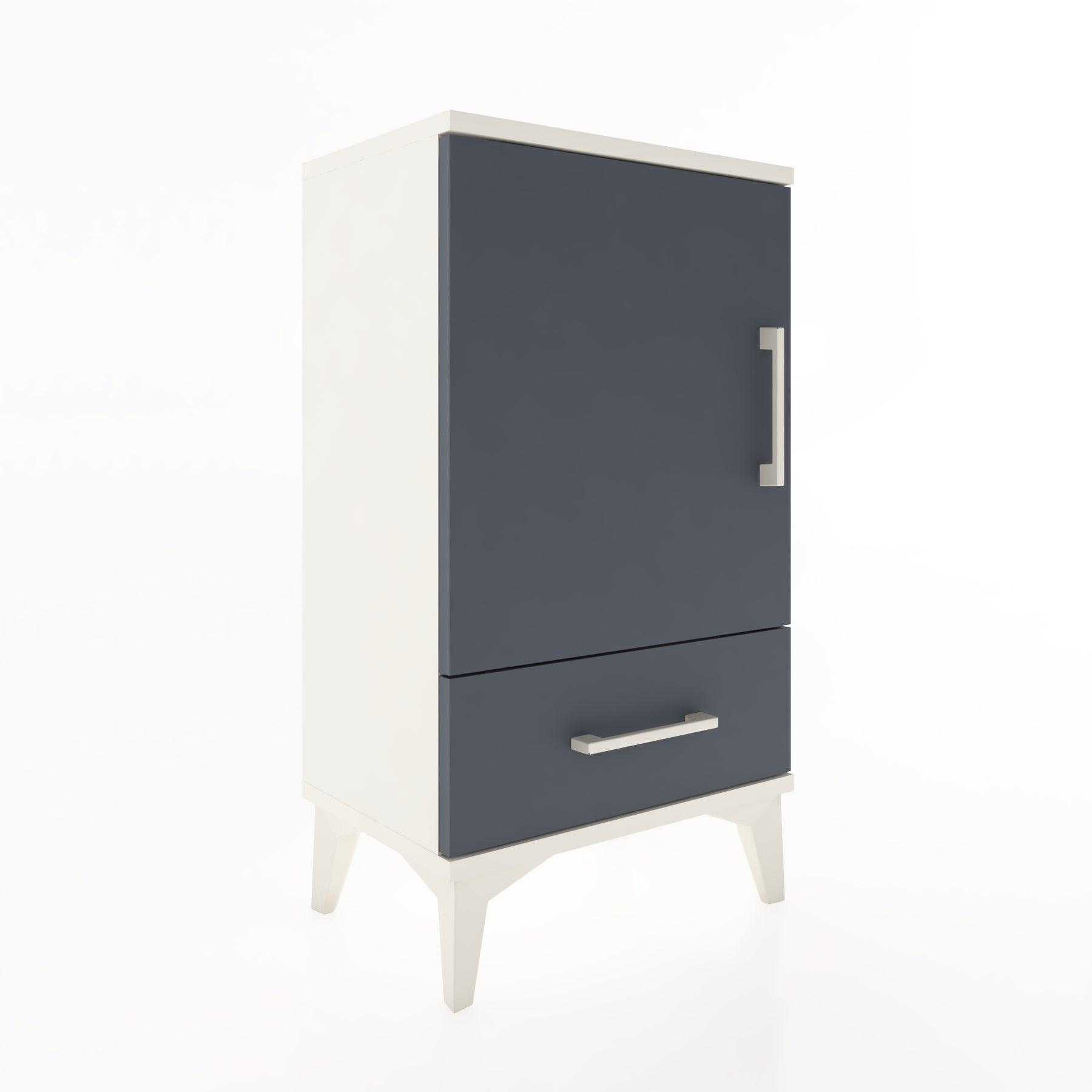 Woodntry Modüler Komodin Çekmece ve Kapaklı V3 44x30x68 cm Aytaşı - Woodntry