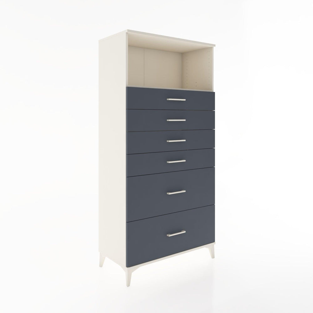 Woodntry Modular Cabinet Moonstone 88x44x170 cm with Drawers and Shelves CR45-1