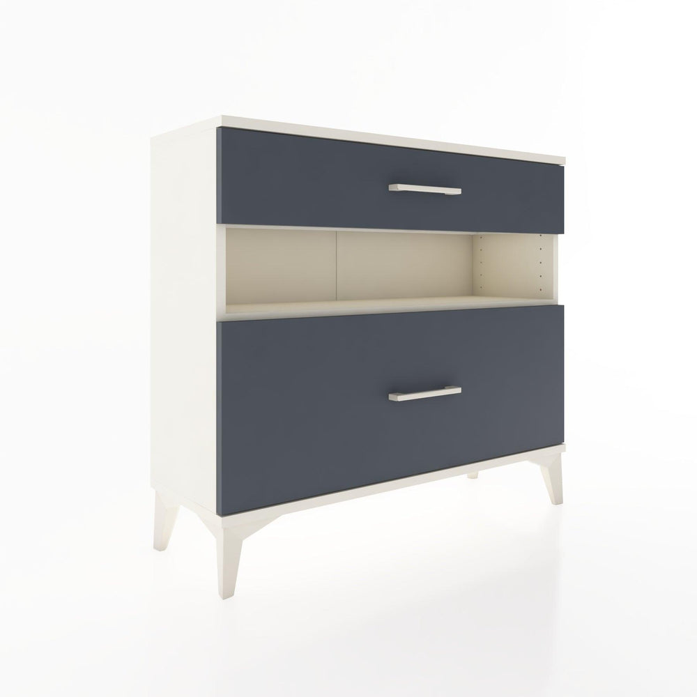 Woodntry Modüler Şifonyer İki Çekmeceli V9 88x30x68 cm Aytaşı - Woodntry