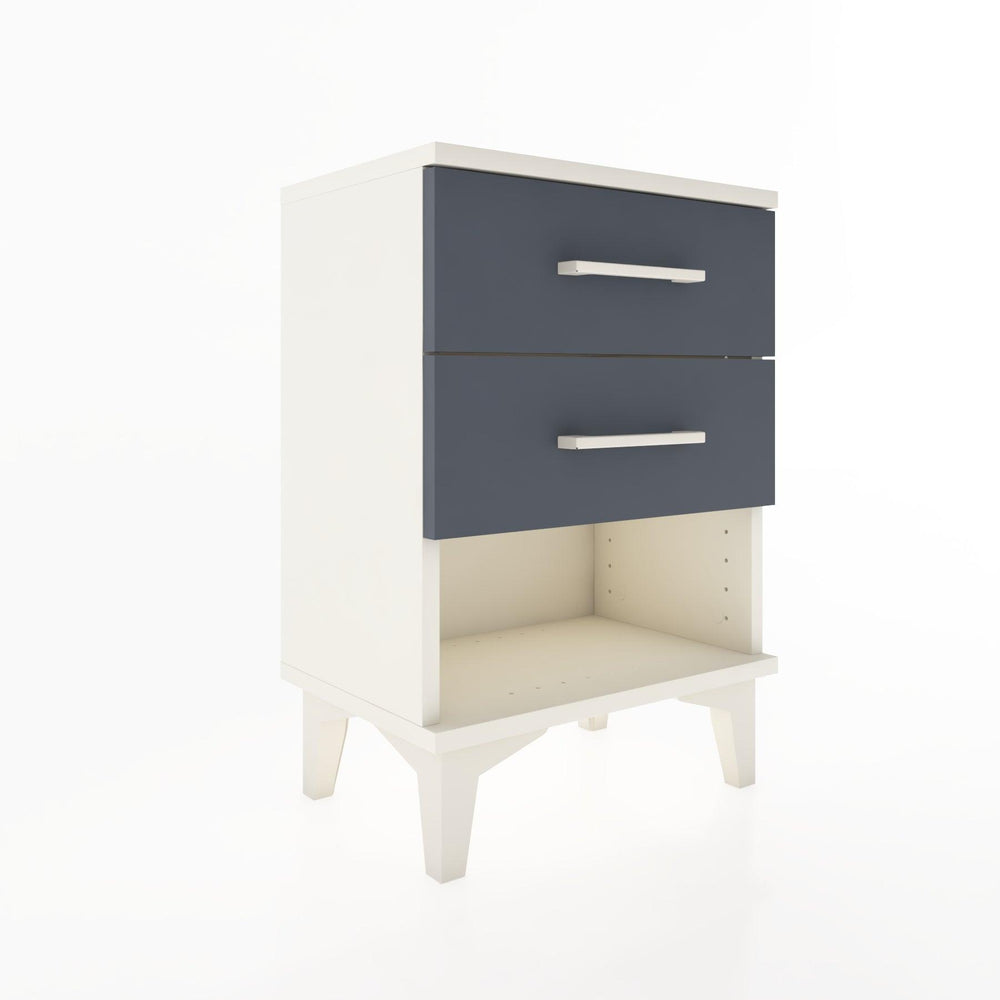 Woodntry Modüler Komodin İki Çekmece ve Raf 44x30x52 cm Aytaşı - Woodntry